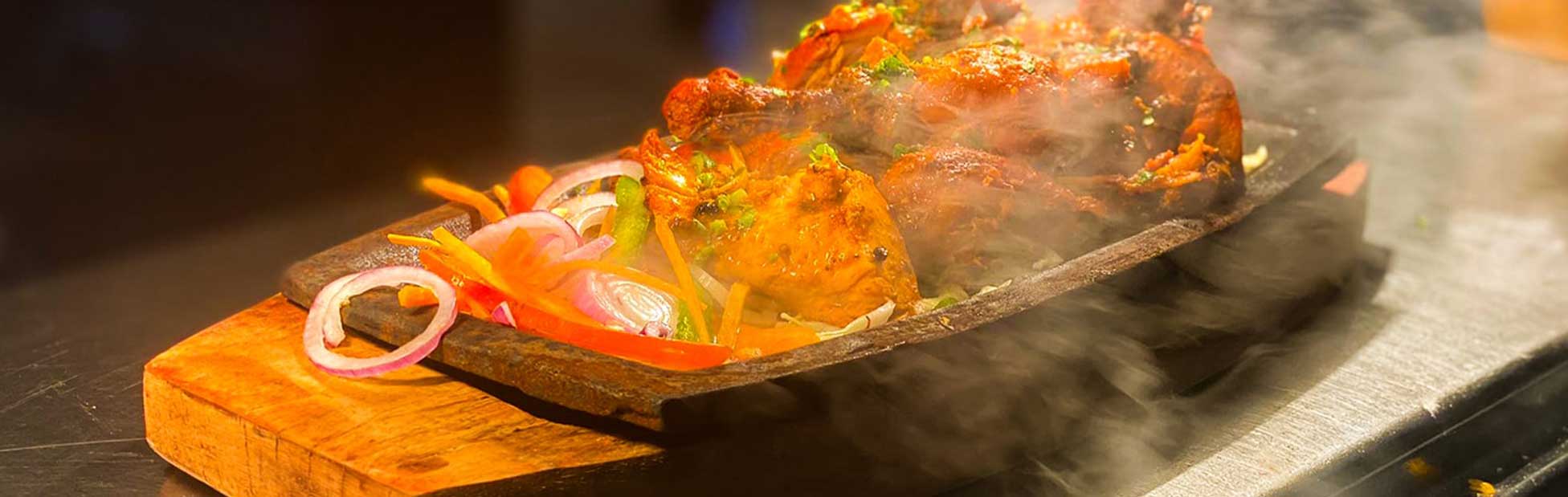 sizzling Indian Dish