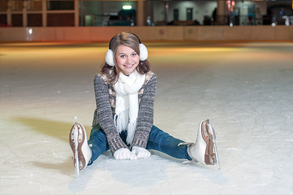 Ice skating