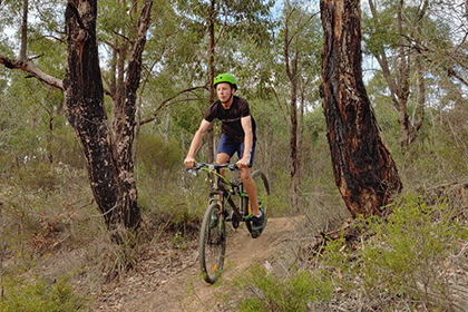 Mountain Biking at Wianamatta Nature Reserve