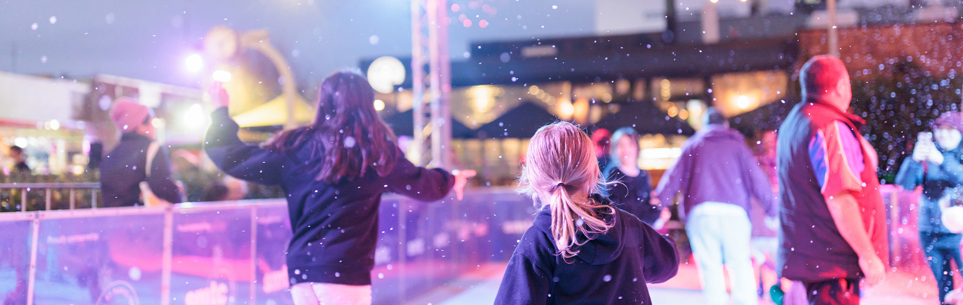 girls ice skating