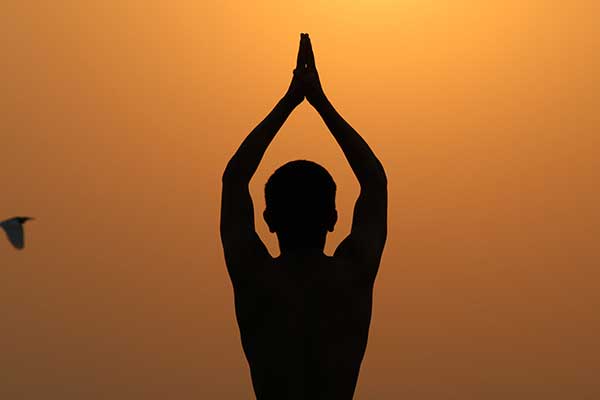The Australian Yoga & Wellness Festival yoga silhouette