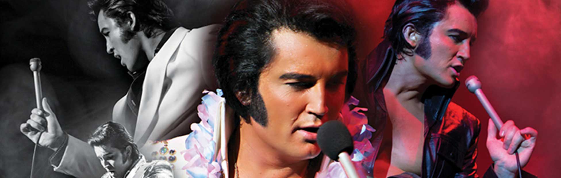 Ben Portsmouth performing as Elvis