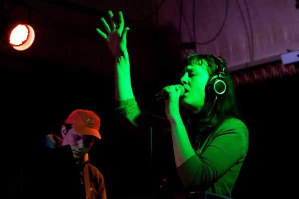 performers on stage