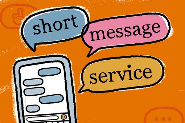 Short Message Service cartoon