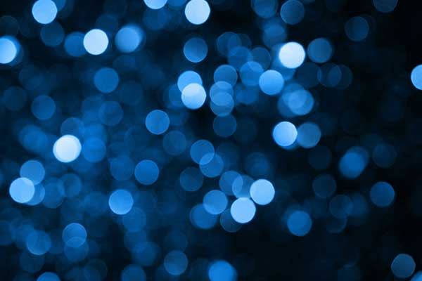 Blue sparkles