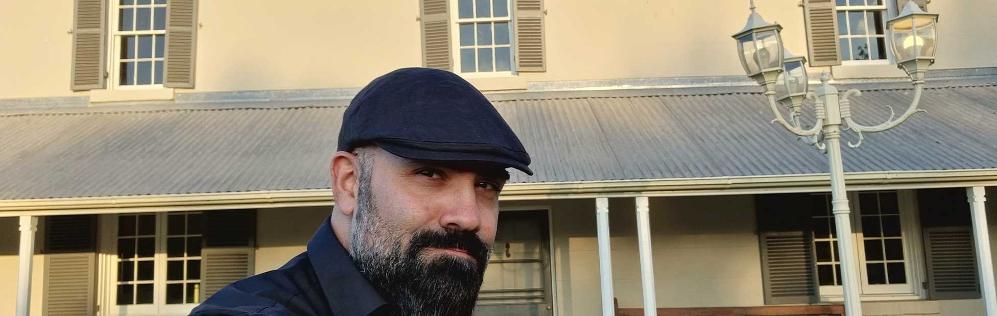 Tour guide at mamre homestead