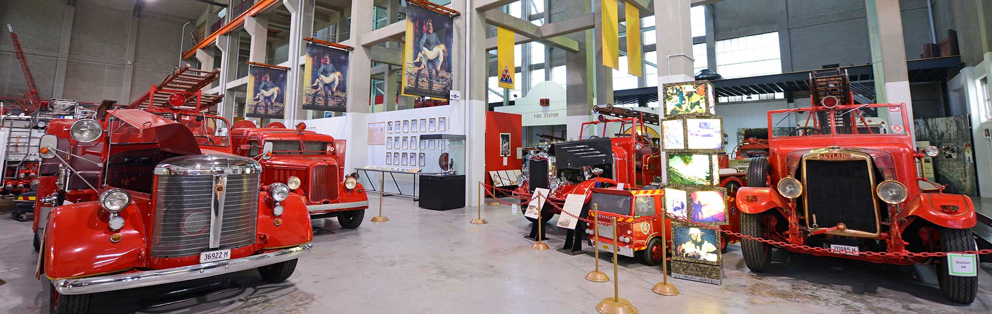 Trucks at Museum of Fire