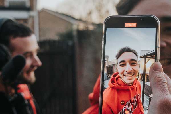 Script To Screen youth on through camera phone