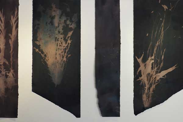 Textile printing hanging