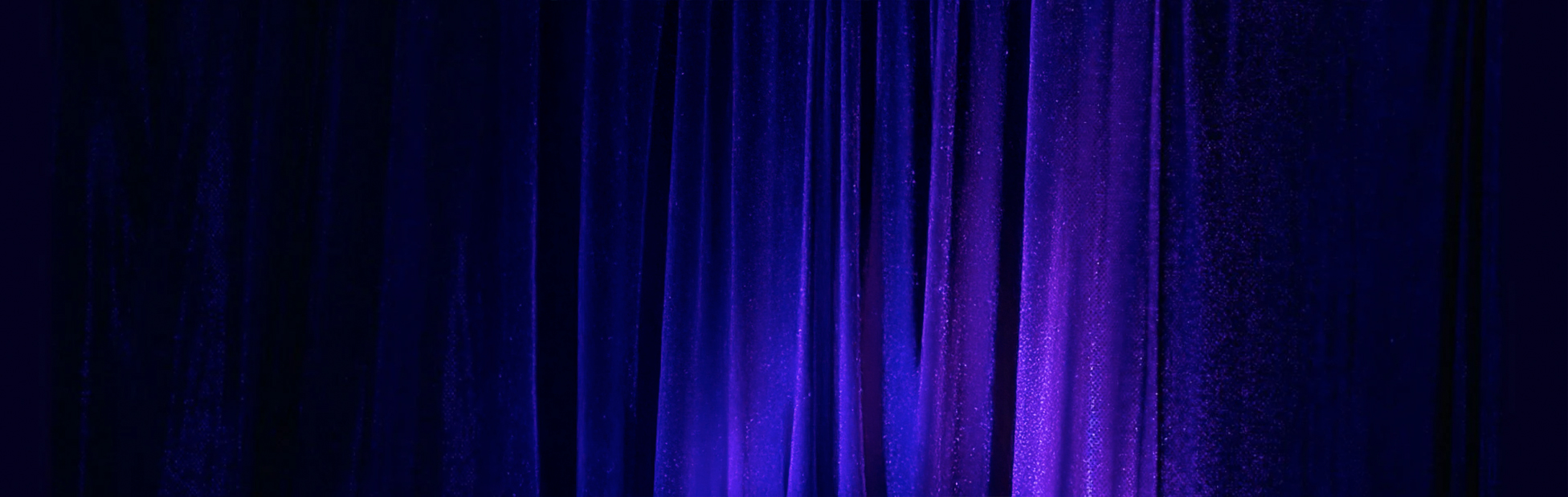 Blue curtains