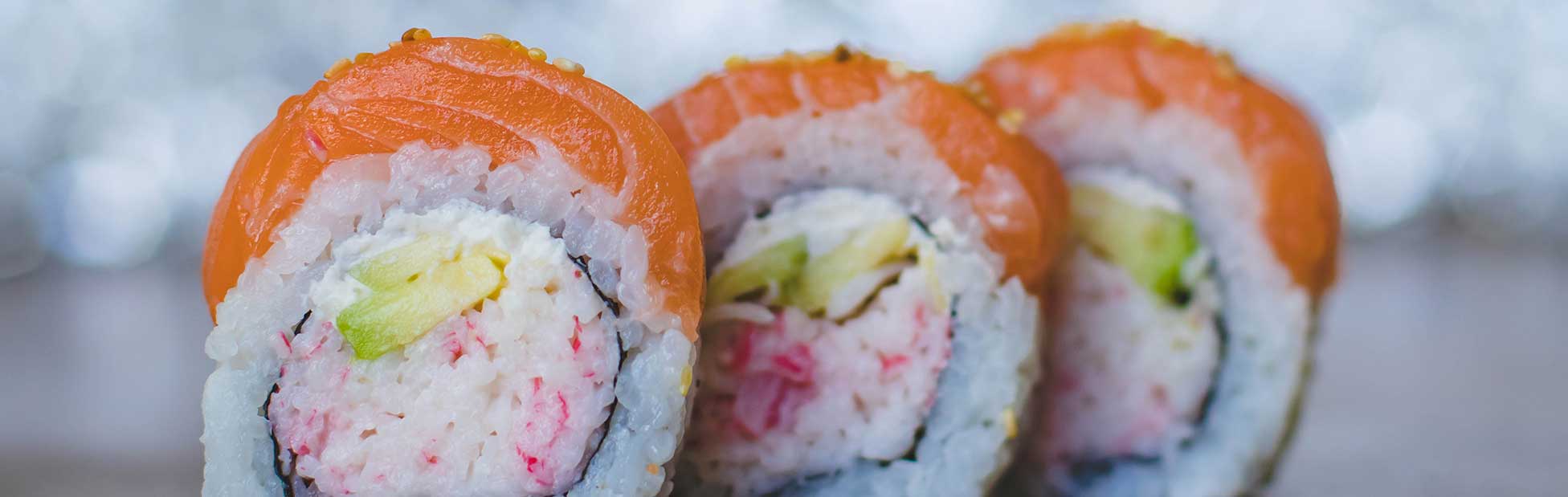 sushi on a plate