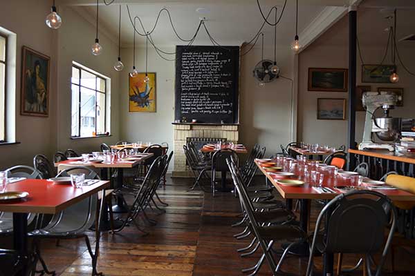 The dining and bar area of the Union