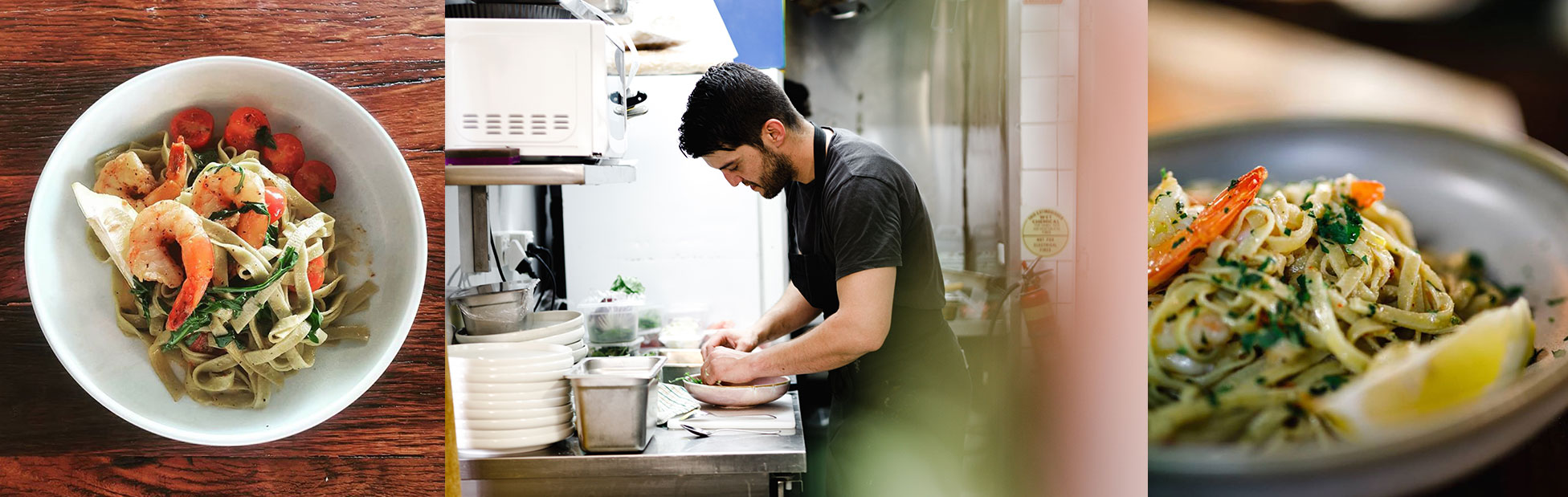 pasta dishes created by chef