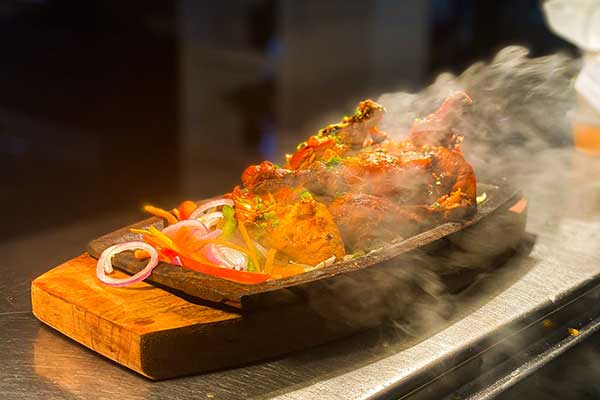sizzling Indian Dish